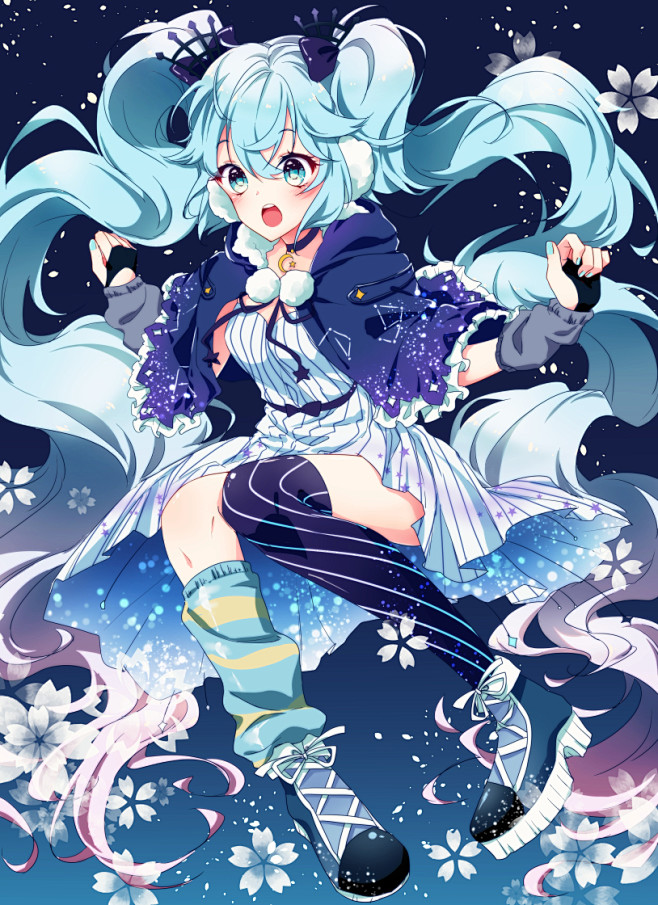 冬之夜初音图片