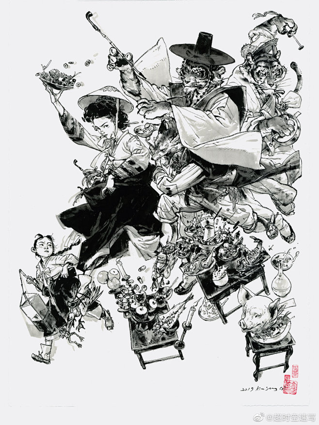 月神bobo从王大人jovian转采于2021-05-07 14:19:10超时空速写的照片