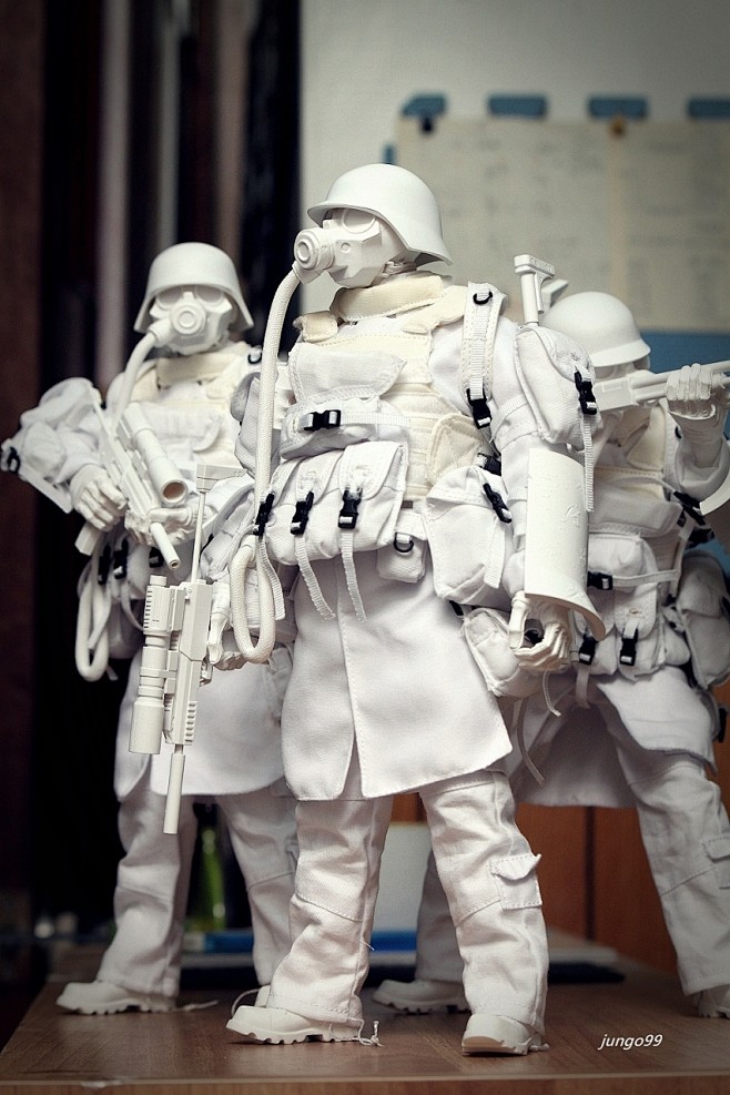 拆盒网threea3atoyswwr1612寸diygrunts白士兵全新现货淘宝网