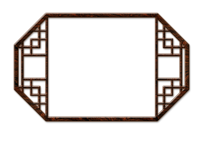 古风免扣边框窗户