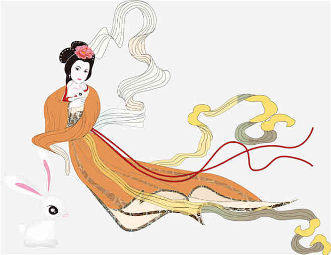 15:29:38嫦娥奔月动漫人物手绘,原画,插画,漫画小乖酱smile同采自yuan