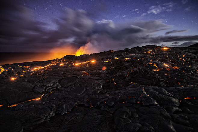 icr火山熔岩图片