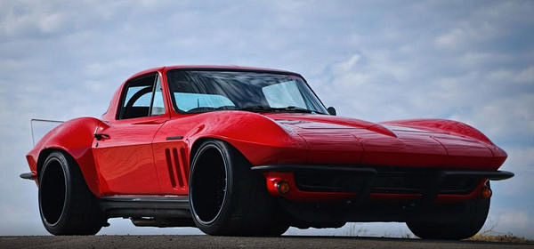 老式美国肌肉车典范克尔维特c2重获新生