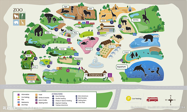 动物园地图