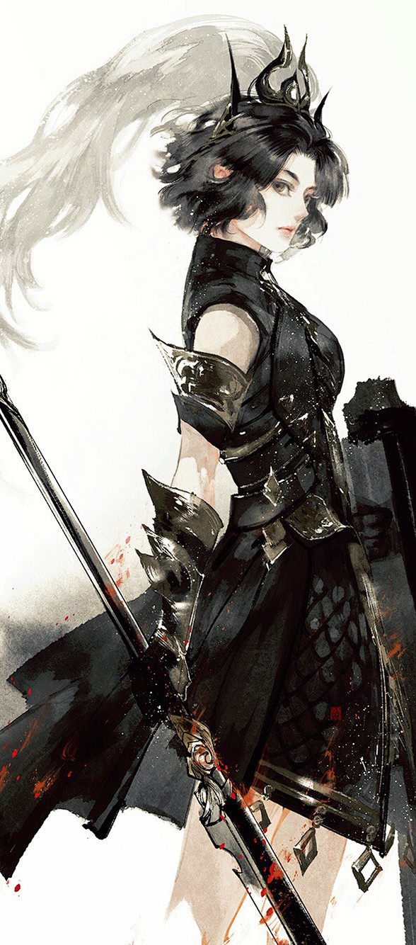 剑三古风插画伊吹五月绘