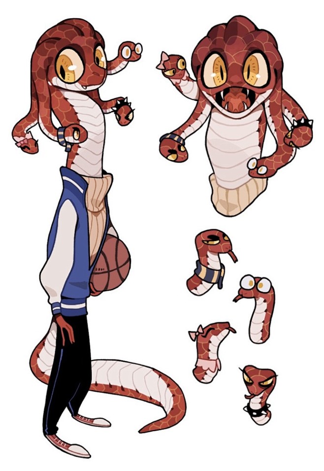 人设纸放评论里(突然发现好多蛇蛇啊(p3是拟人 67676767