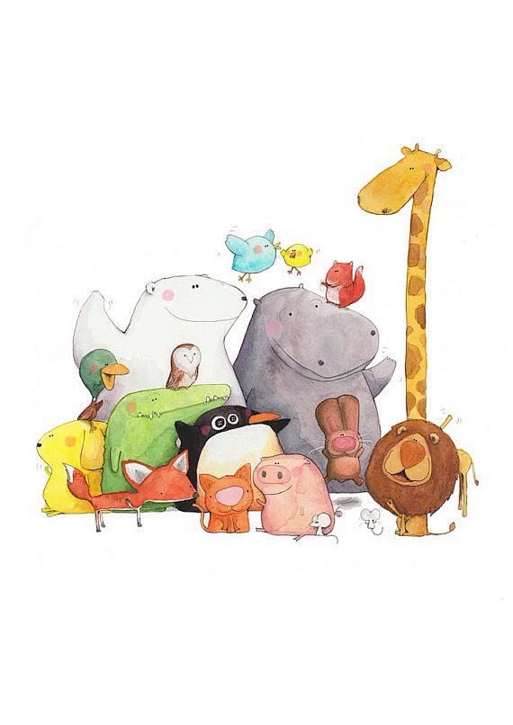 壁纸可爱动物园