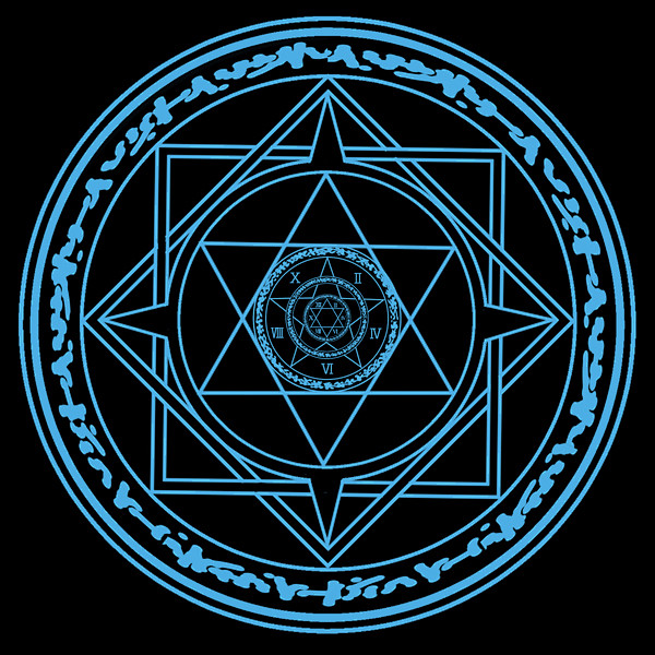 フリー素材99魔法阵8透过