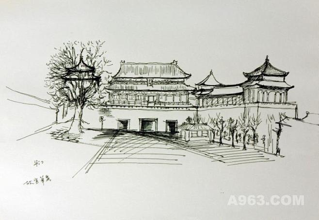 建筑风景速写集