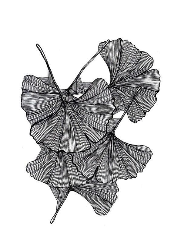 中国风黑白装饰画设计作品