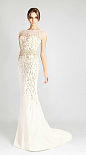 Love this silhouette!! Would love it with lace and pearl detail!