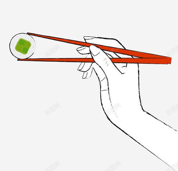 筷子创意设计绘画图片