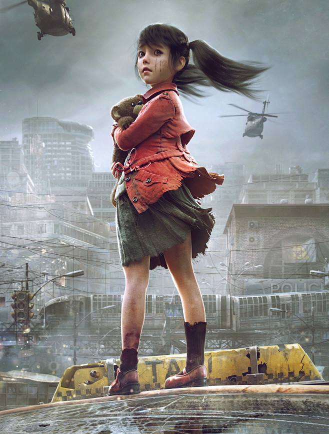 michaelblack作品childrenoffall为网易明日之后做的一组宣传图作品