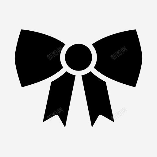 蝴蝶结领带多愁善感图标领带icon标识标志ui图标设计图片免费下载页面