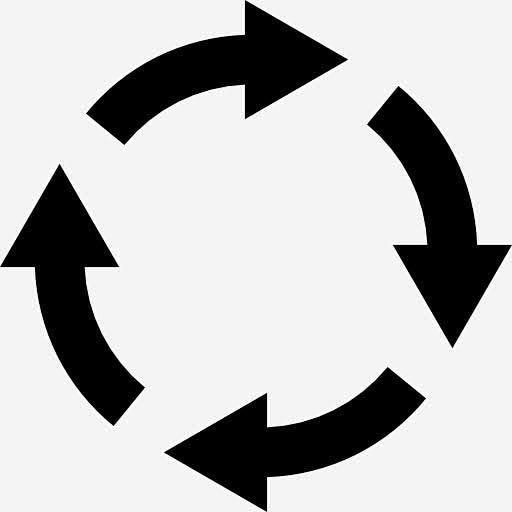 旋转箭头圈图标