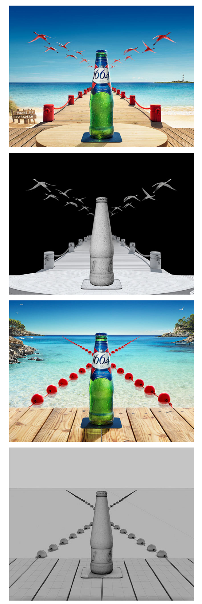 1664啤酒3d视觉设计欣赏1664啤酒3d视觉设计欣赏