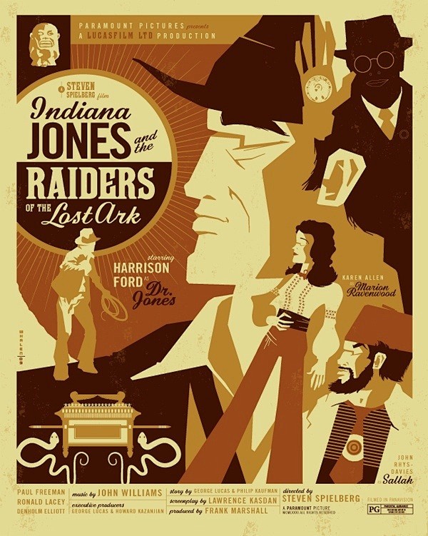 tomwhalen前卫复古电影海报设计2