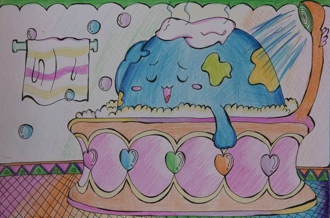 21:19:19《给地球洗澡》  中国儿童环保教育计划暨中国儿童环保绘画