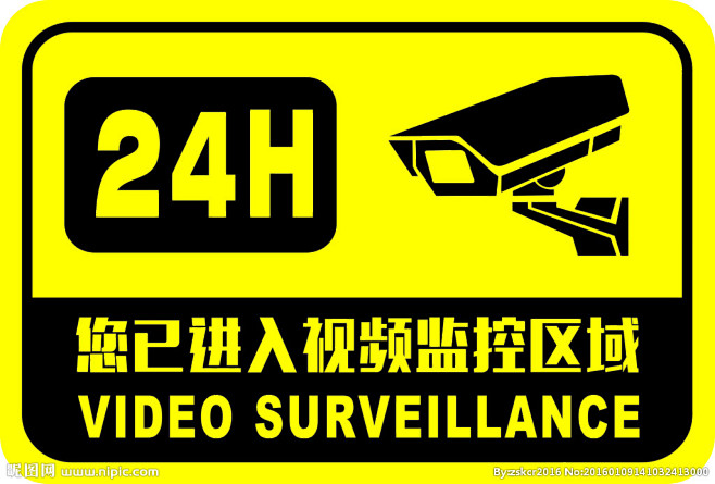 视频监控标志