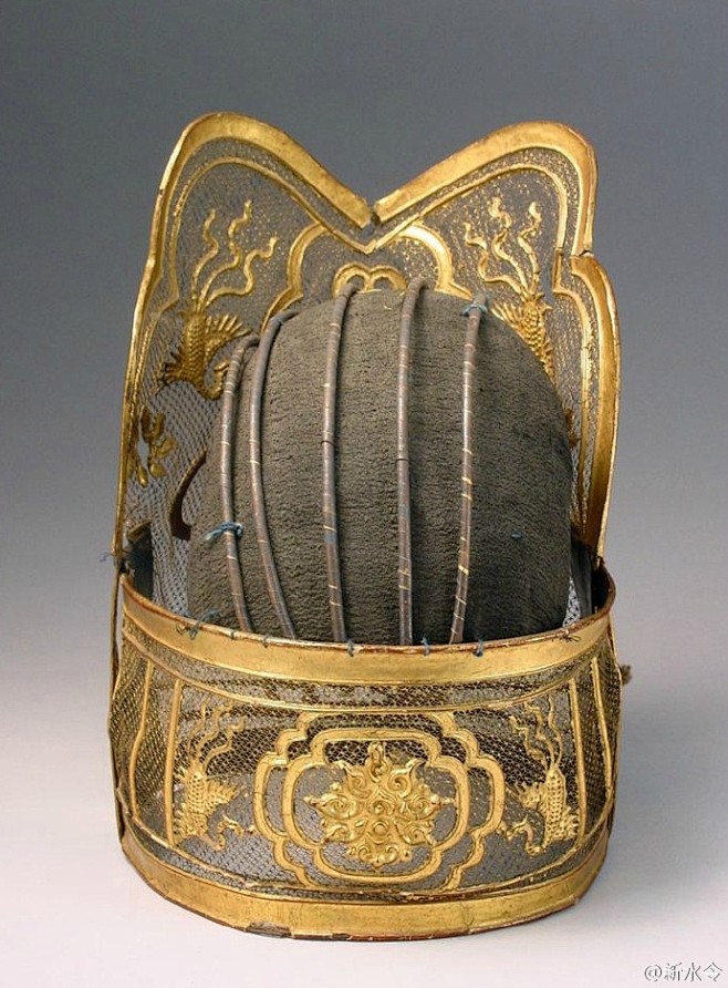 原藏曲阜孔府现藏山东省博堪称海内孤品的这顶明代官员梁冠传世物从老