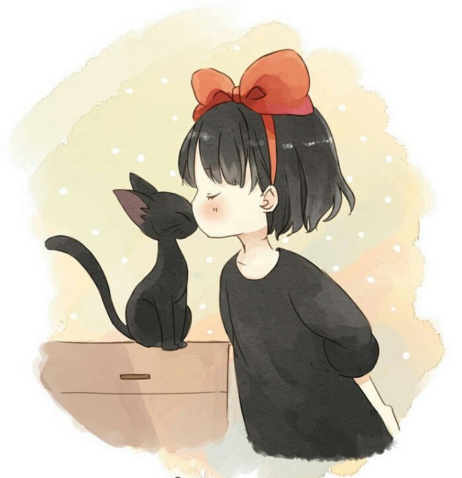 宫崎骏动漫可爱女生头像