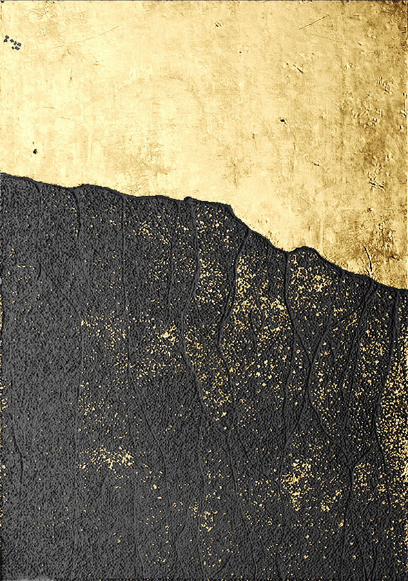 可下载高清黑金材质3d立体金色线条纹理金属质感斑驳金箔机理高清jpg