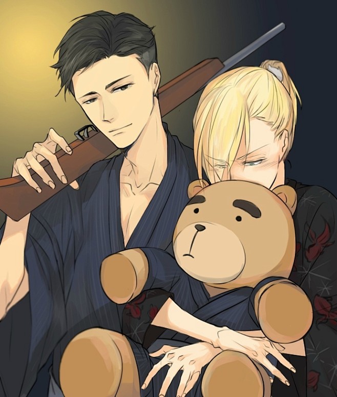 冰上的尤里奥尤这对太有爱啦甜画师bbb67676767