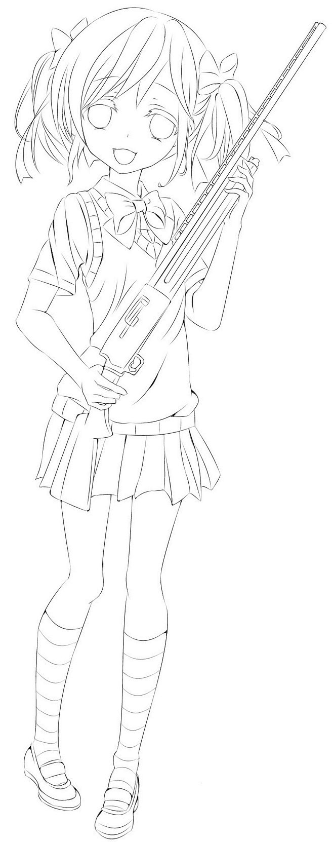 10:10:32#线稿#全身漫画卡通人物绘画 平面 灵感 素材动漫中级af73ba