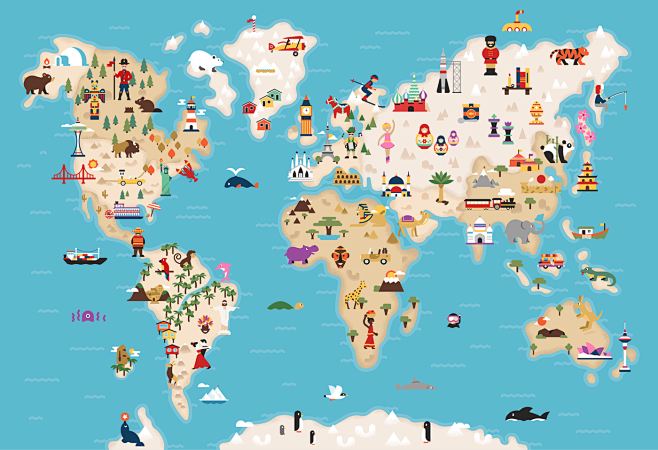 illustratedworldmapfull