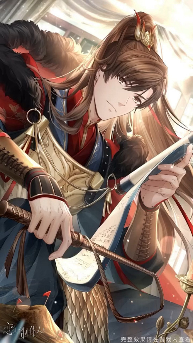 恋与制作人白起帘外月胧明