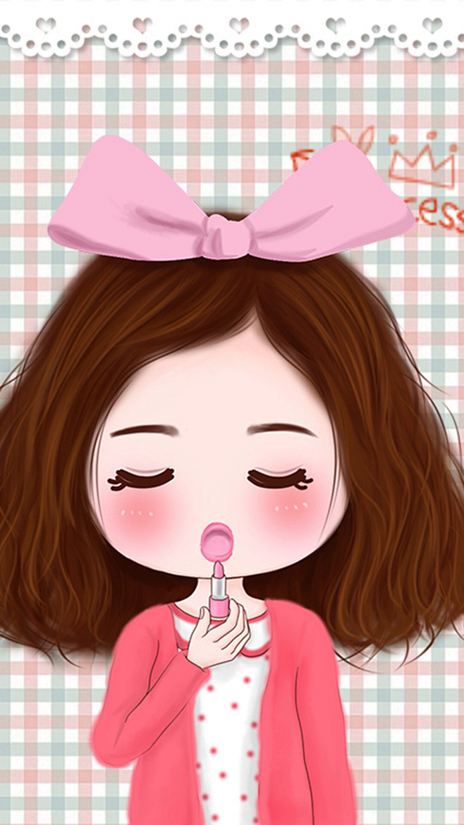 可爱卡通人物我是萌小薇