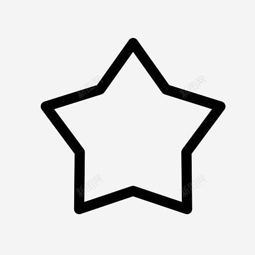 五角星icon图标
