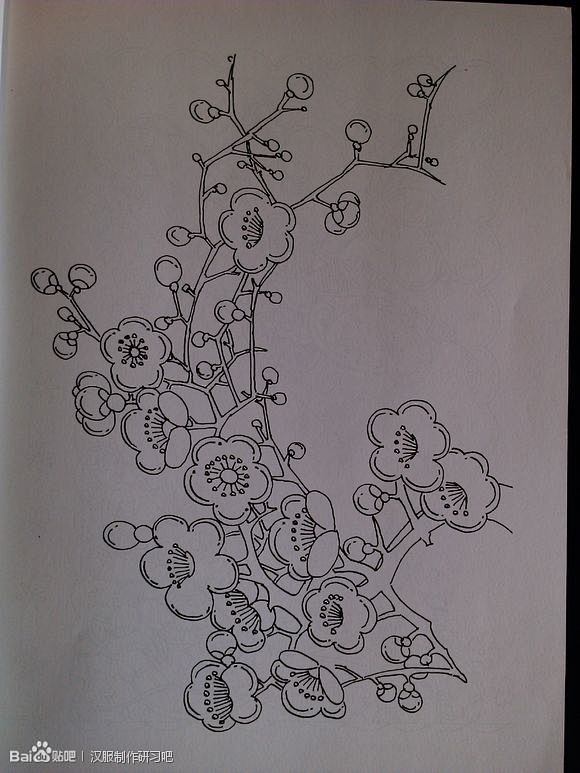 资料在当当网买的刺绣图样的书给大家分享一下汉服制作研习吧百度贴吧