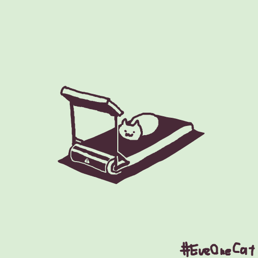 插画丨魔性猫又双叒叕来了这波gif又萌又神经笑cry