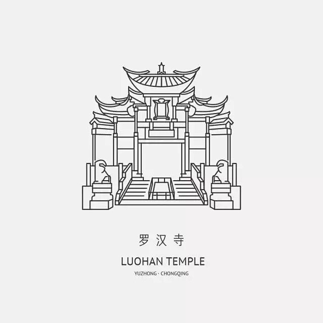 为重庆直辖20周年庆生有个团队设计了一整套旅游识别图标