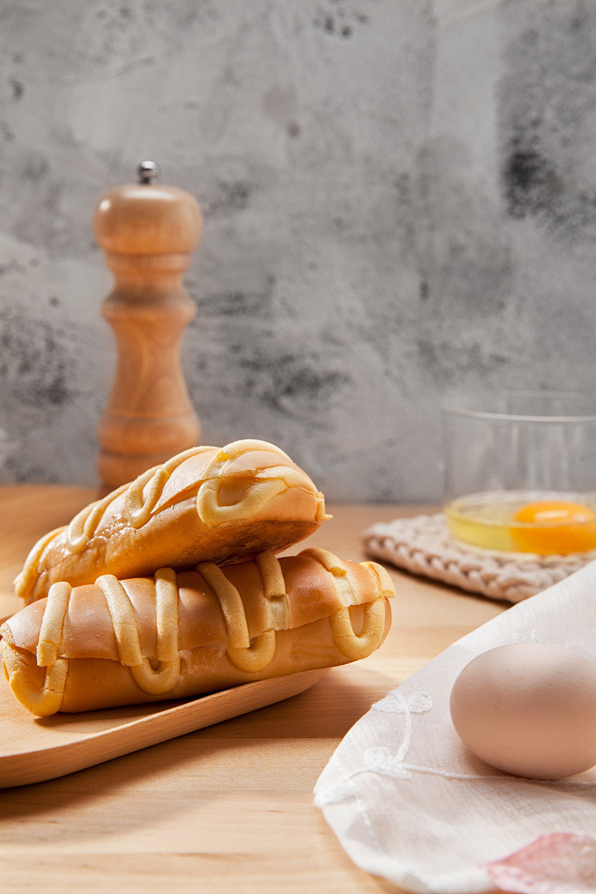 静物场景拍摄面包拍摄