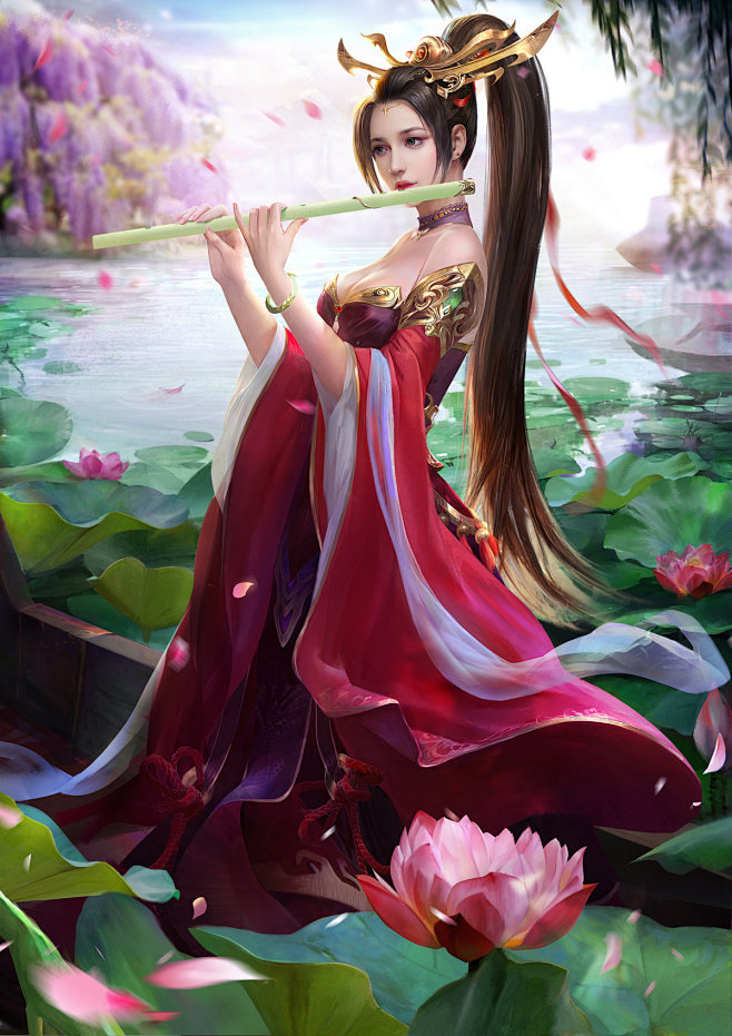 真龙霸业人物原画赏析