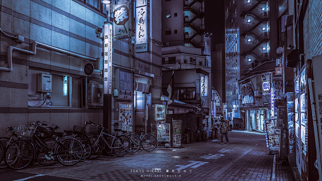 场景赛博朋克城市街道1赛博素材