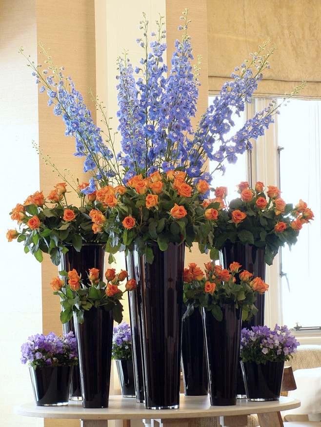 设计·文梅转采于2020-01-15 17:17:32酒店大堂花艺花素环li～细水长