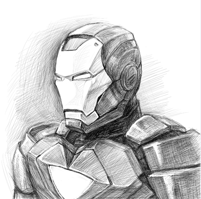 reaffin的插画ironman