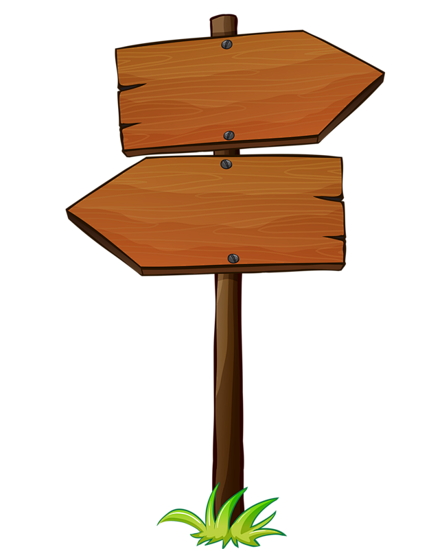 卡通手绘木板吊牌道路指示牌标题框木制招牌箭头指示标识免扣