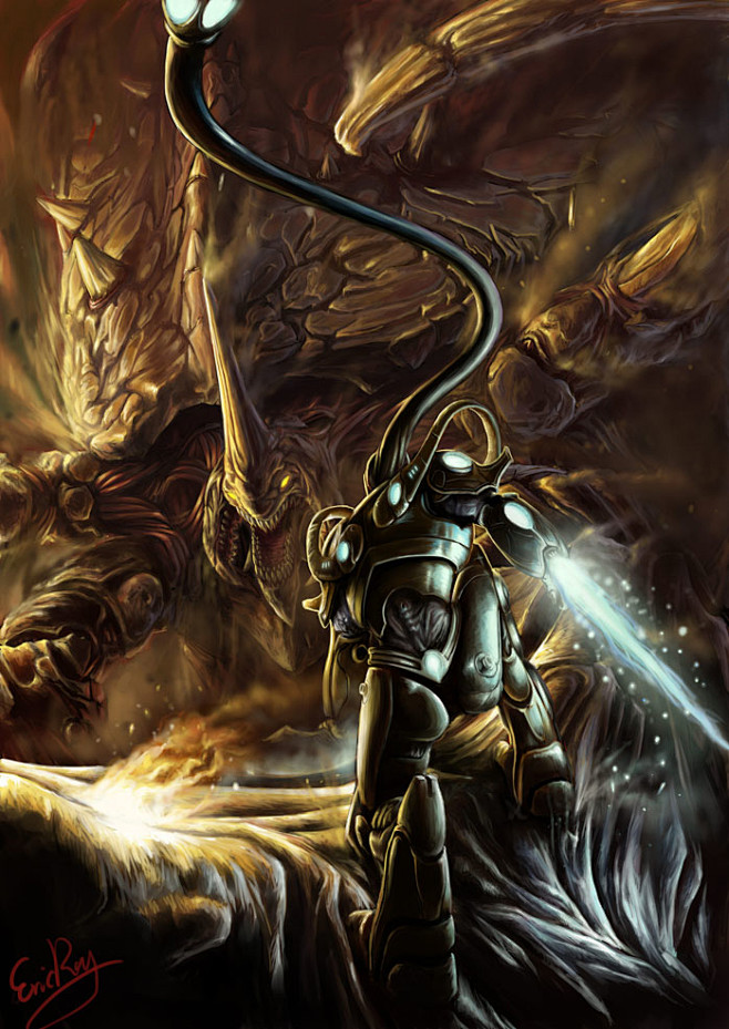 星际争霸2星灵族抵抗虫族入侵