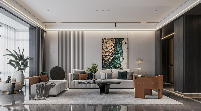 东木设计丨现代轻奢极致生活的演绎室内设计拓者设计吧