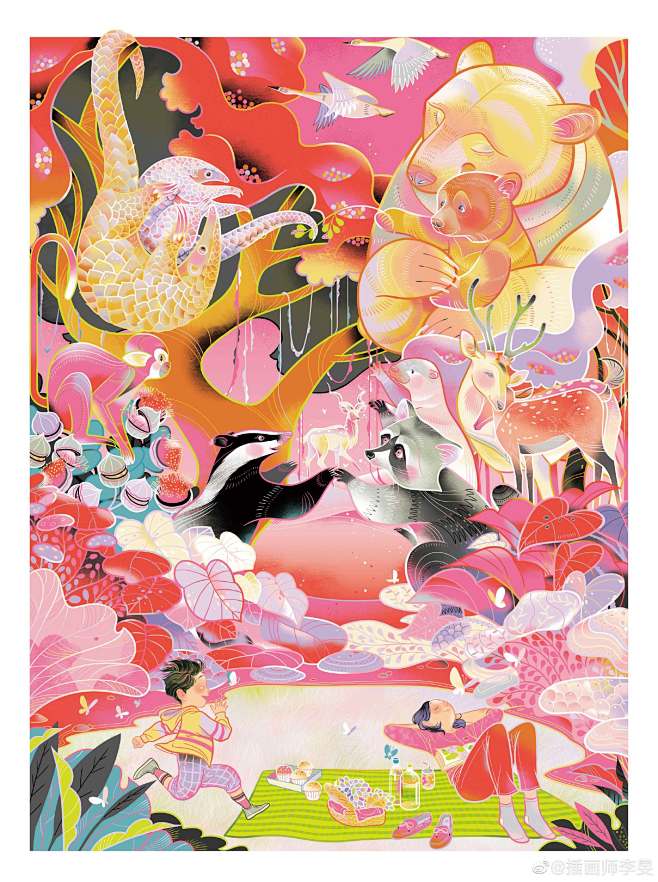 商业海报插画李旻