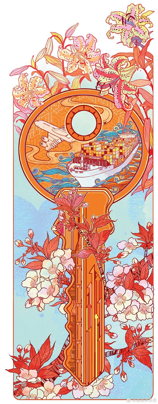 插画师李旻的微博微博