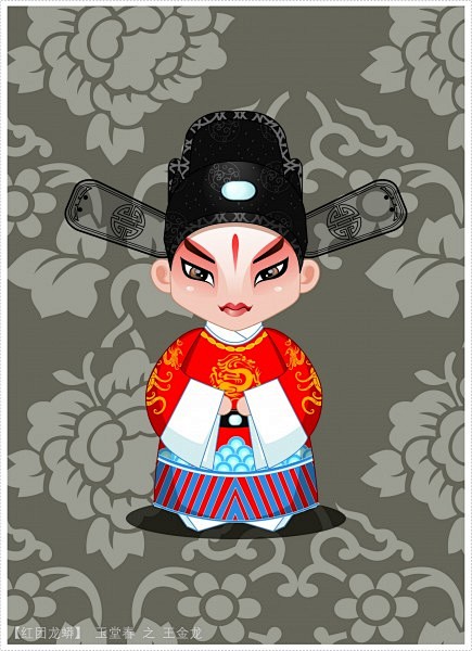 卡通京剧人物图片