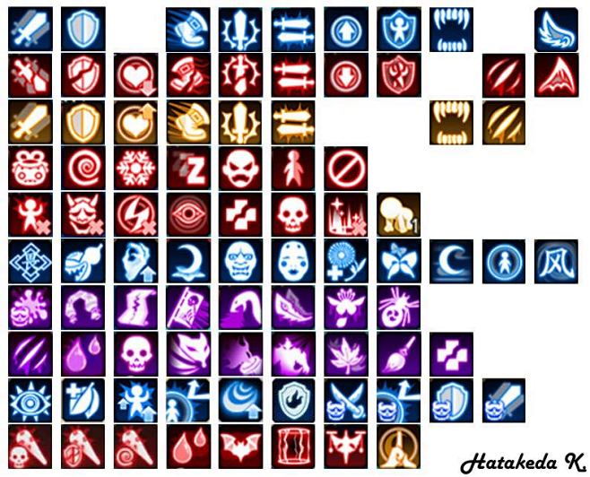 转载阴阳师buffdebuff图标效果对照表看图网易阴阳师吧百度贴吧