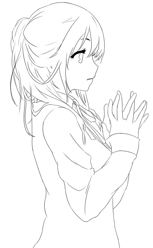 21:33:29#线稿#侧身线稿豆包包子该采集也在以下画板加载更多