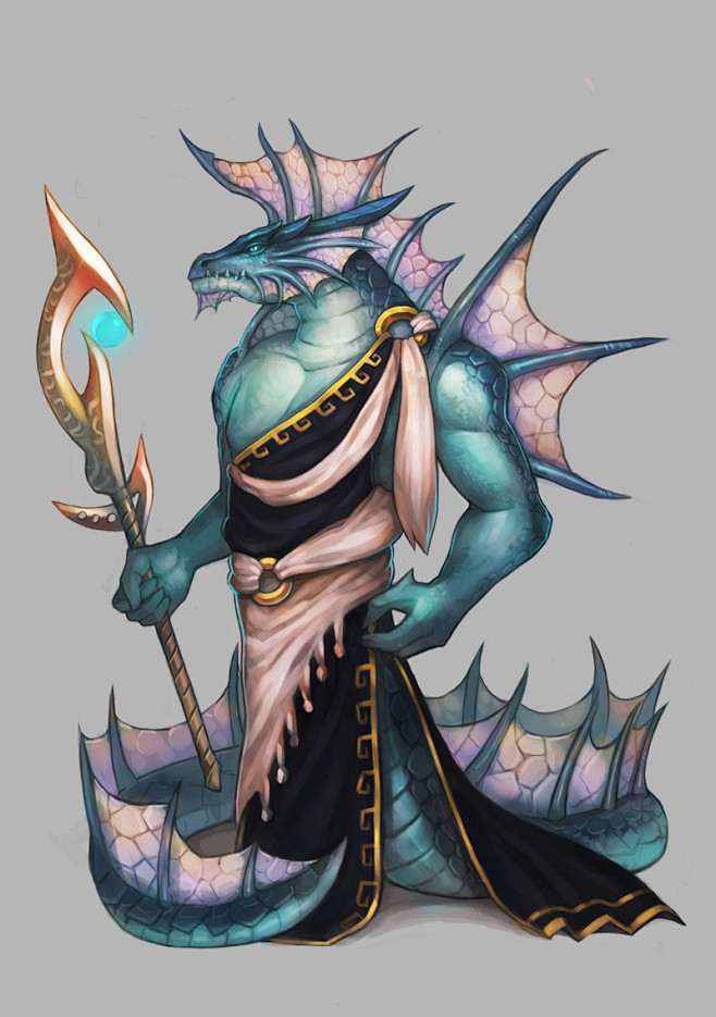 ctree的插画鱼人守卫