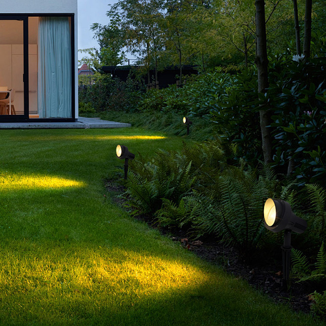 米罗兰户外插地灯地面固定防水景观射灯园林庭院室外灯草坪庭院灯t